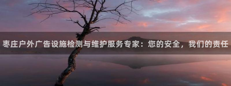 杏宇平台代理怎么样啊：枣庄户外广告设施检测与维护服务专家：您的安全，我们的责任